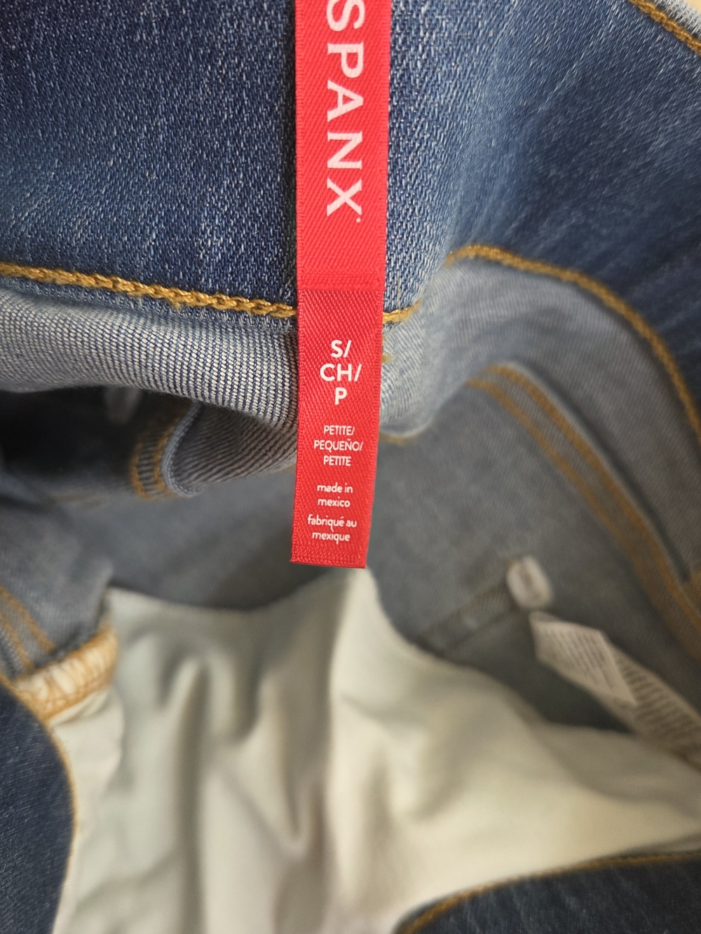 SPANX Vintage Indigo Skinny Jeans - Blue Size Petite S - Picture 5 of 7